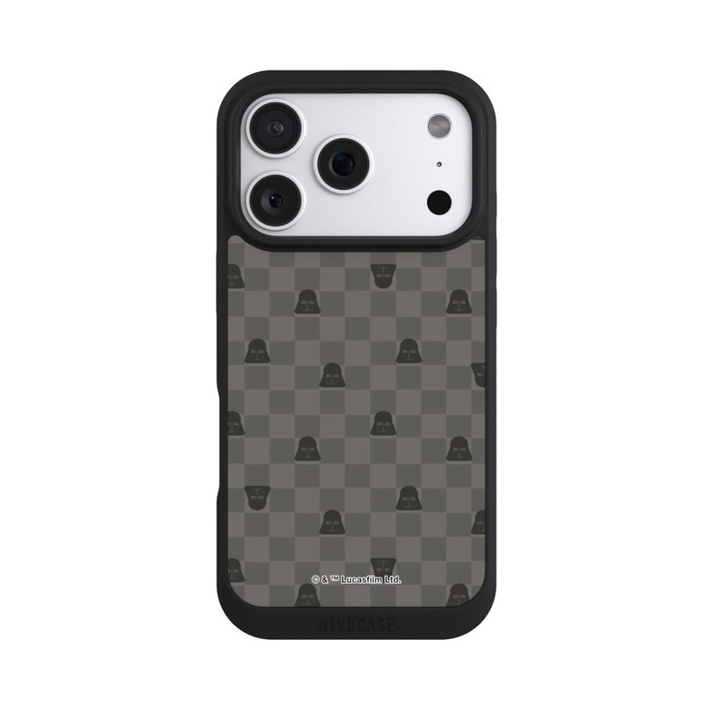 iPhone 18 Pro NIVOpure Darth Vader Schachbrettmuster Schwarz