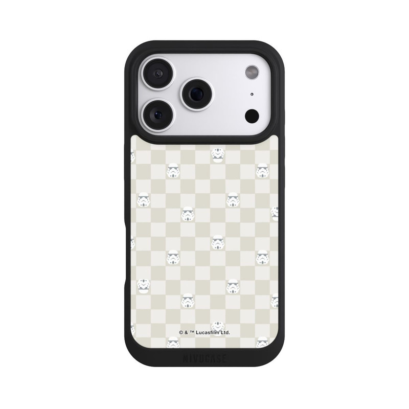 iPhone 18 Pro NIVOpure Stormtrooper Checked Pattern Beige