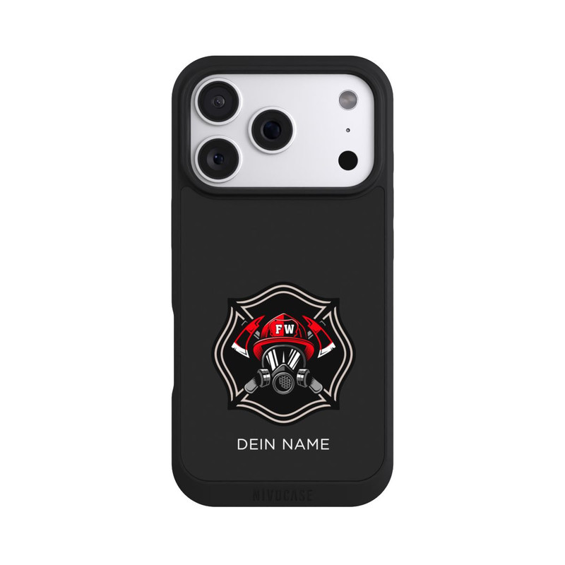 iPhone 18 Pro NIVOpure Feuerwehr Icon Personalisierbar