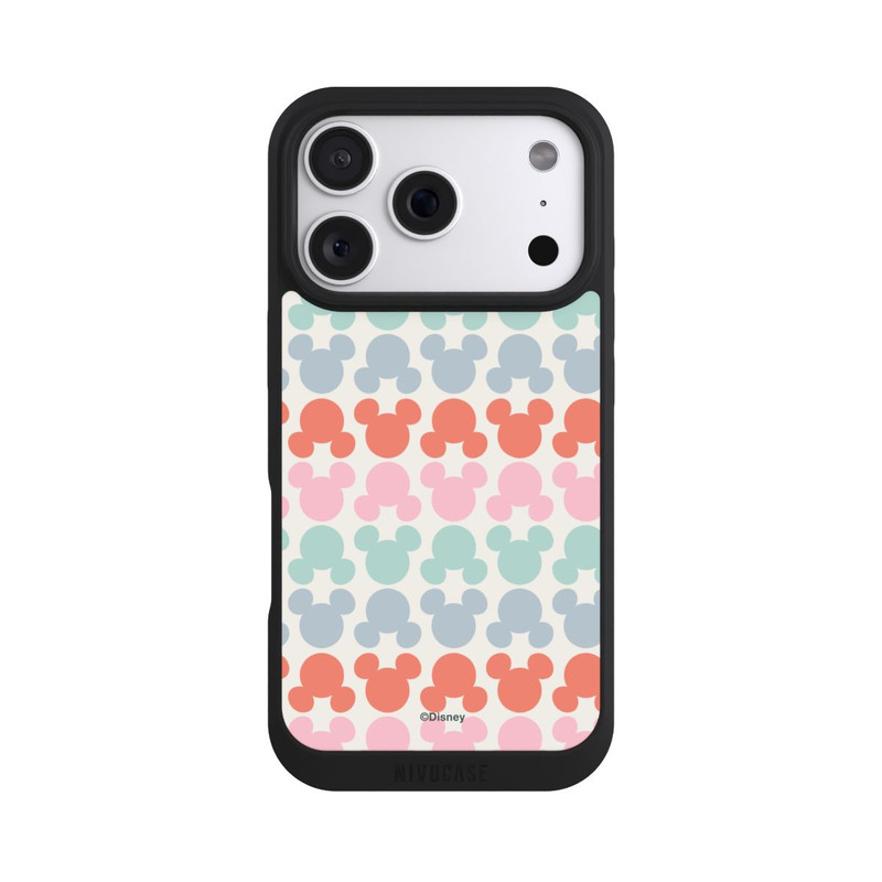 iPhone 18 Pro NIVOpure Disney Mickey Icon Pattern Red and Pink