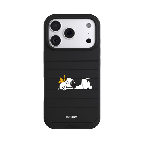 Apple iPhone 18 Pro NIVOpure Snoopy Woodstock Streifen Peanuts Transparent
