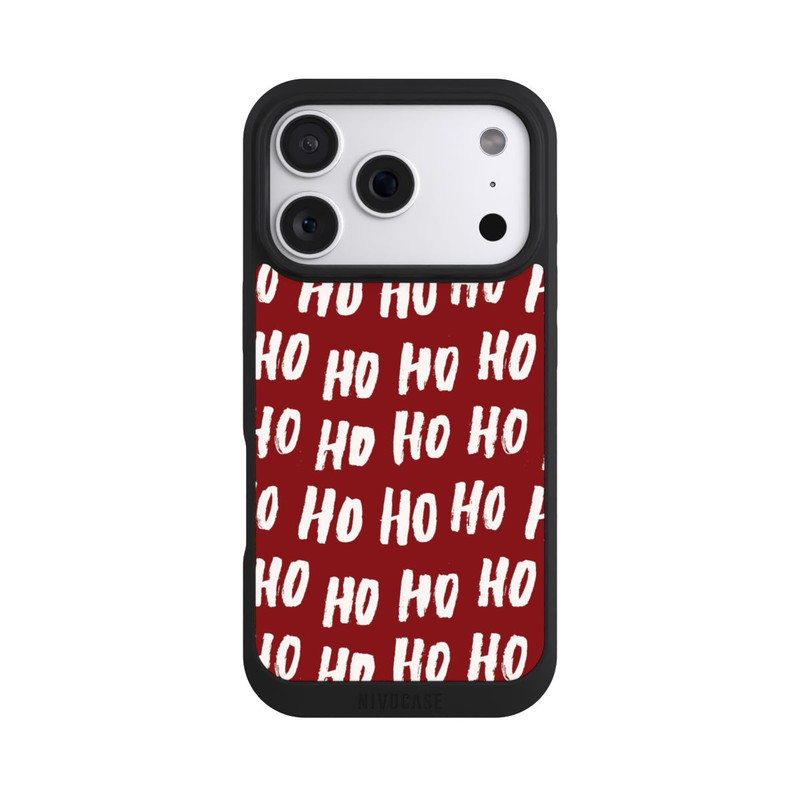 iPhone 18 Pro NIVOpure Ho Ho Ho Christmas Red Pattern