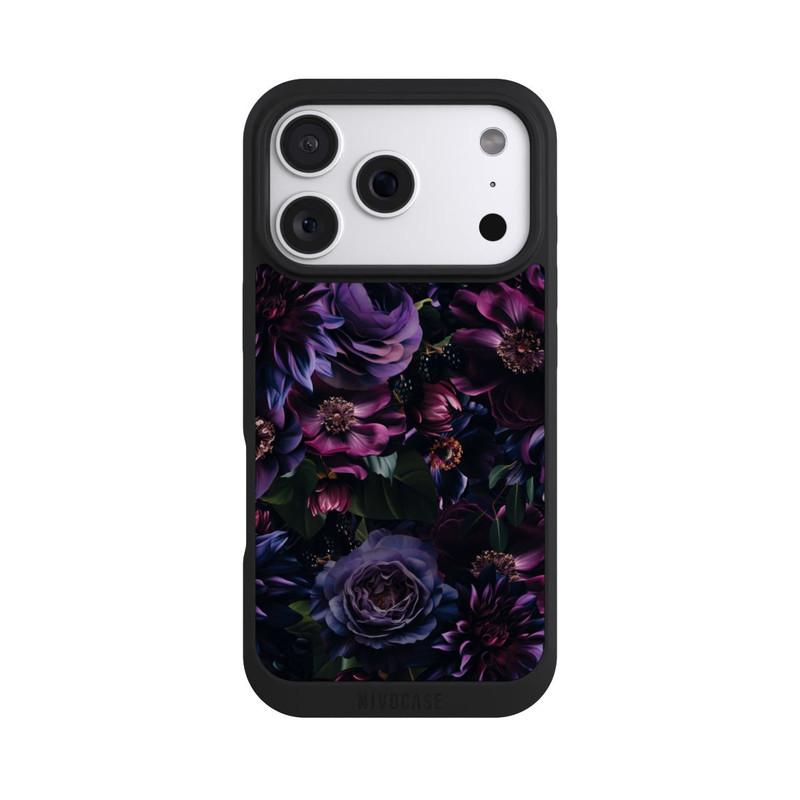 iPhone 18 Pro NIVOpure Dark Purple Flowers