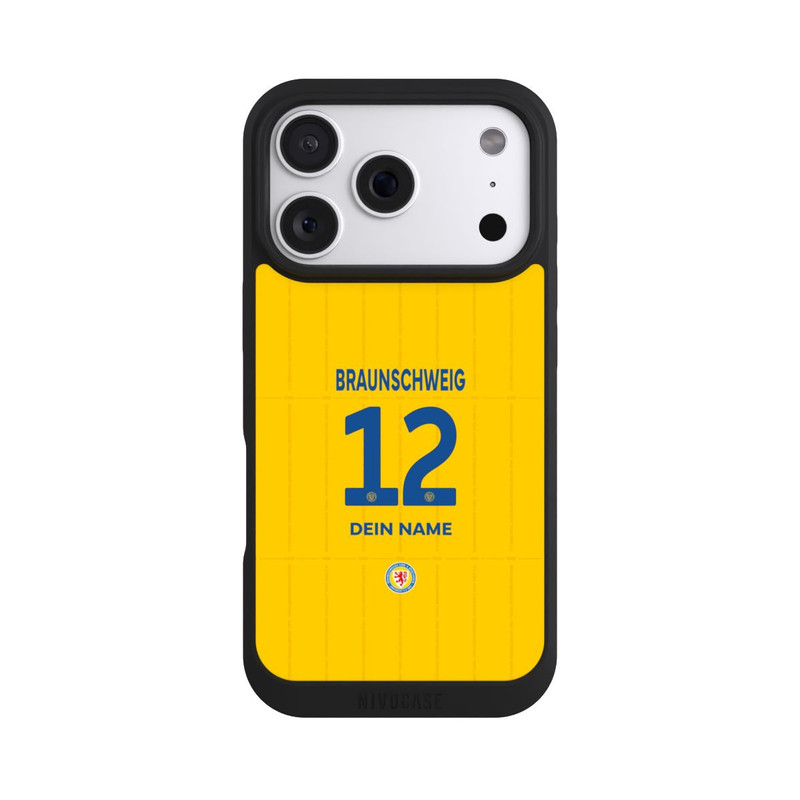 iPhone 18 Pro NIVOpure Eintracht Braunschweig Trikot Personalisierbar 25-26