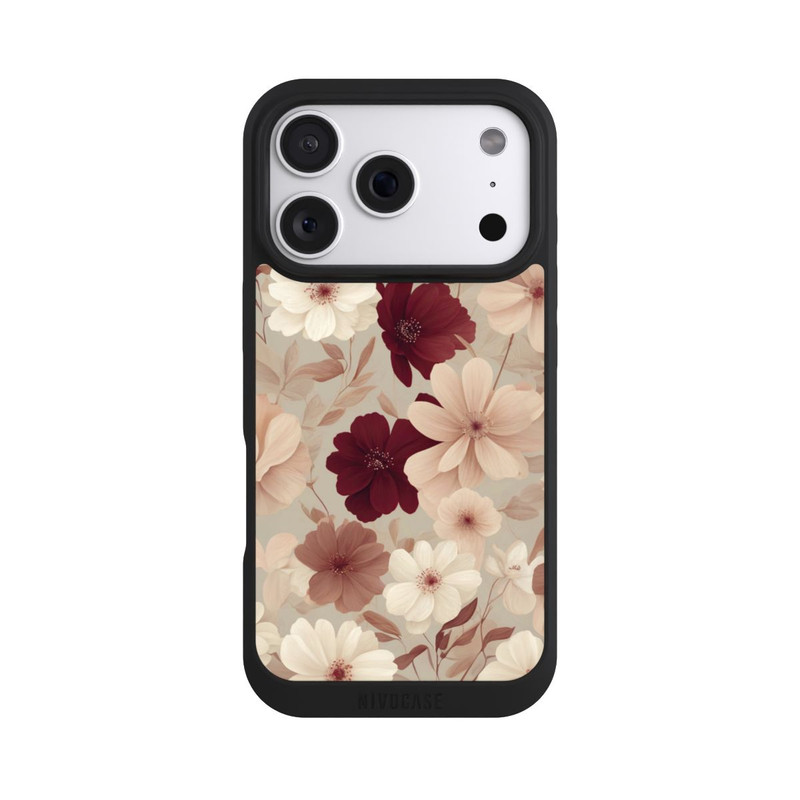 iPhone 18 Pro NIVOpure Romantic Flowers Beige with AI