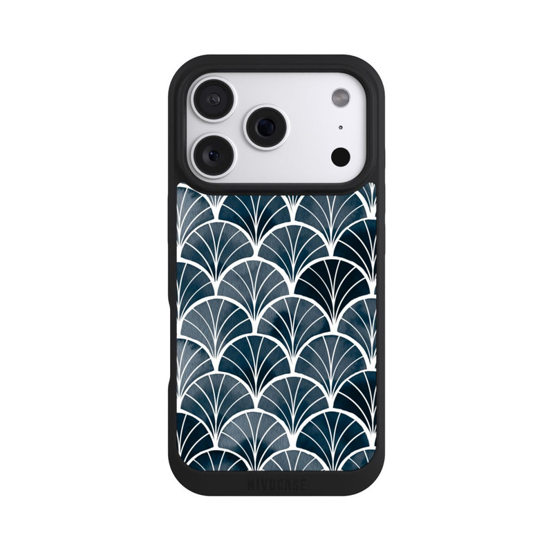 iPhone 18 Pro NIVOpure Botanische Brise Art Deco Grau