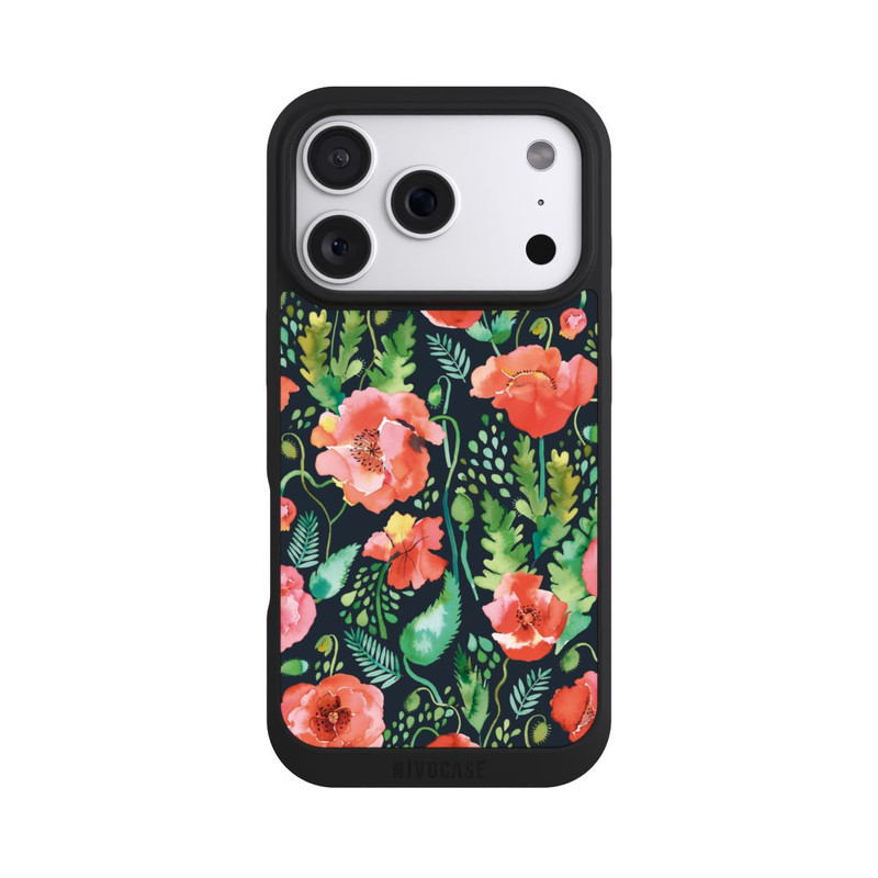 iPhone 18 Pro NIVOpure Poppies Dark Wilderness