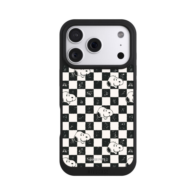 iPhone 18 Pro NIVOpure Snoopy Heads Checked Pattern