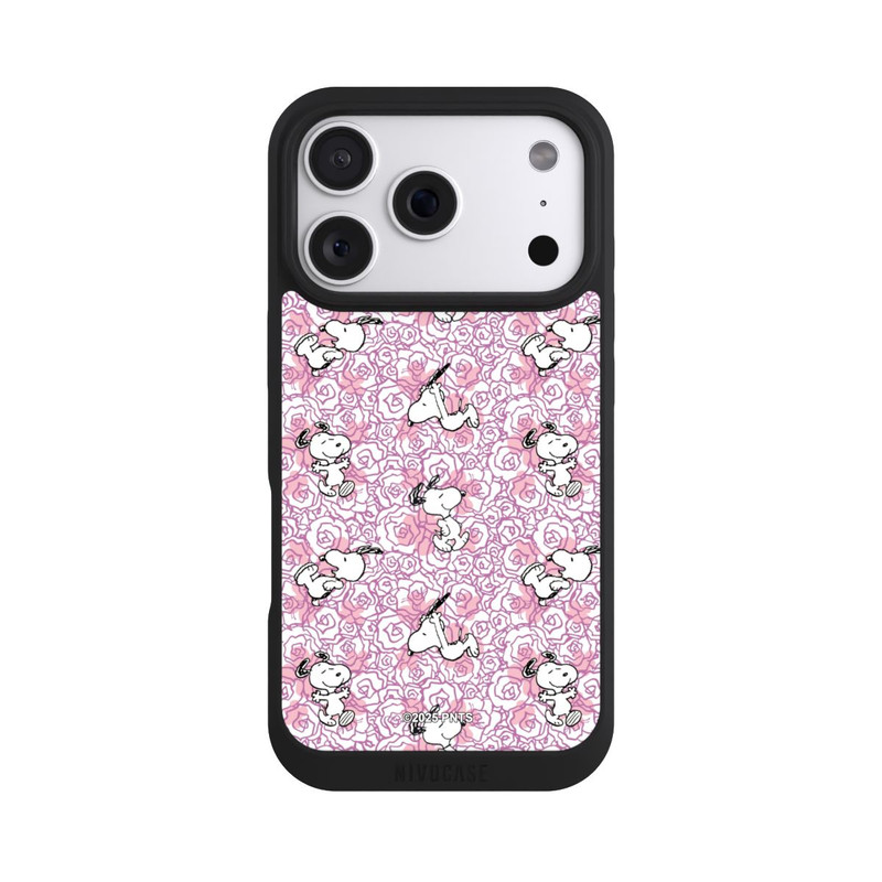 iPhone 18 Pro NIVOpure Peanuts Pink Roses Pattern