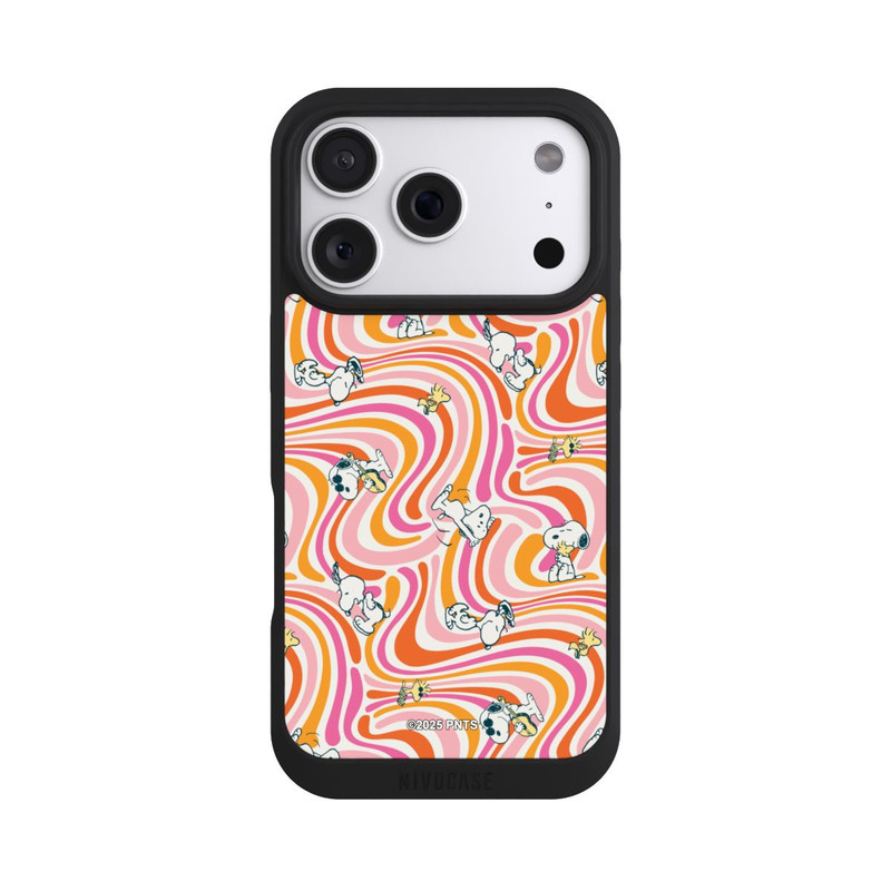 iPhone 18 Pro NIVOpure Peanuts Hippie Pattern Orange