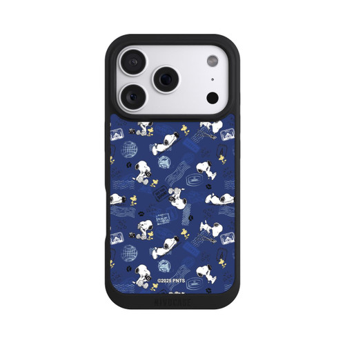 Apple iPhone 18 Pro NIVOpure Peanuts Travel Stamps Pattern Blue
