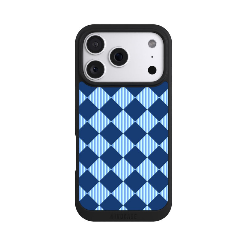 iPhone 18 Pro NIVOpure Diamond Pattern Blue