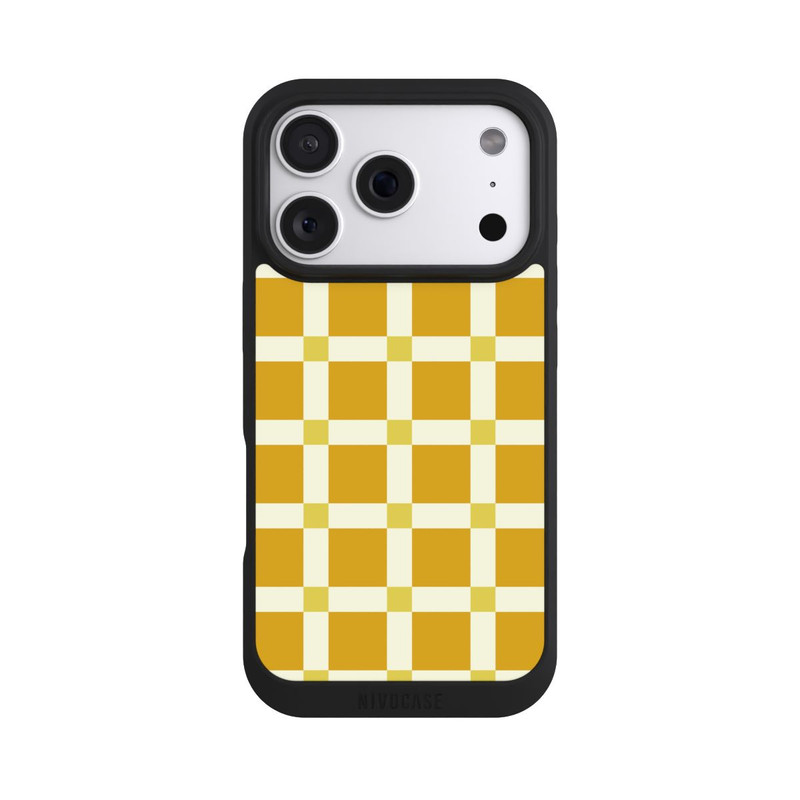 iPhone 18 Pro NIVOpure Big Yellow Checked Pattern