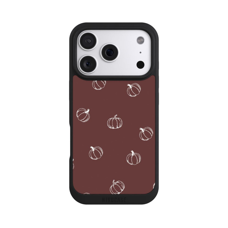 iPhone 18 Pro NIVOpure Pumpkin Season Pattern Brown