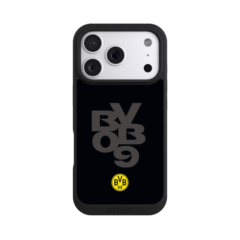 iPhone 18 Pro NIVOpure BVB09 Grau Schwarz