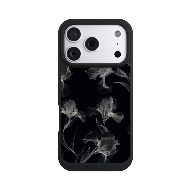iPhone 18 Pro NIVOpure Fleurs en Noir et Blanc Radiographie