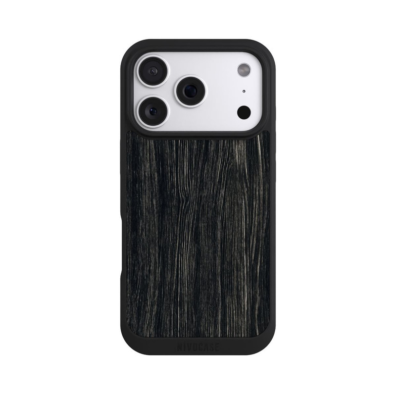 iPhone 18 Pro NIVOpure Dunkle Holzstruktur