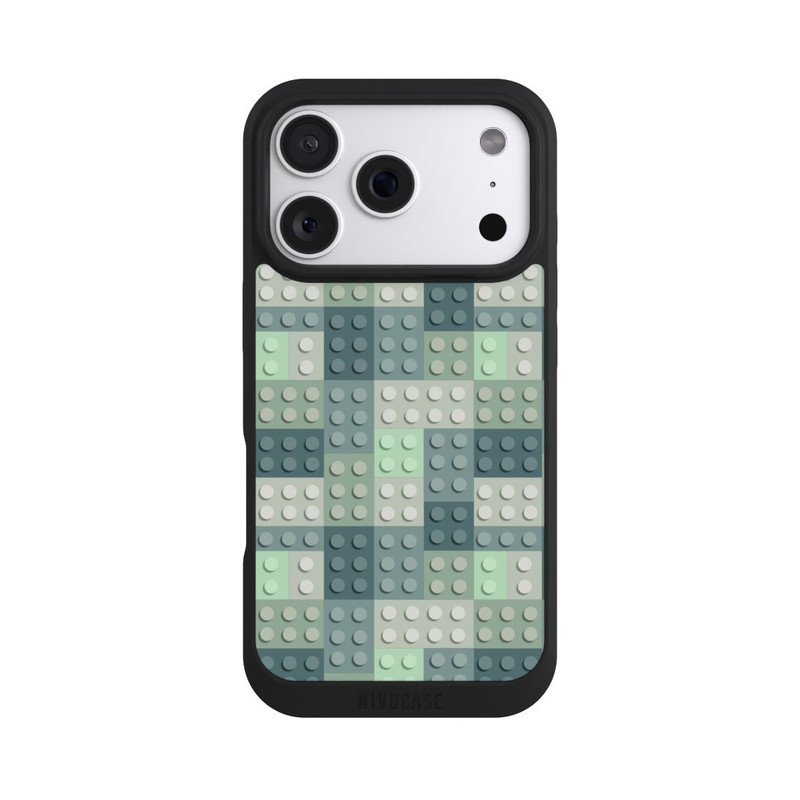 iPhone 18 Pro NIVOpure Green Blocks Pattern