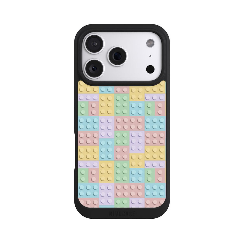 iPhone 18 Pro NIVOpure Modèle de blocs colorés