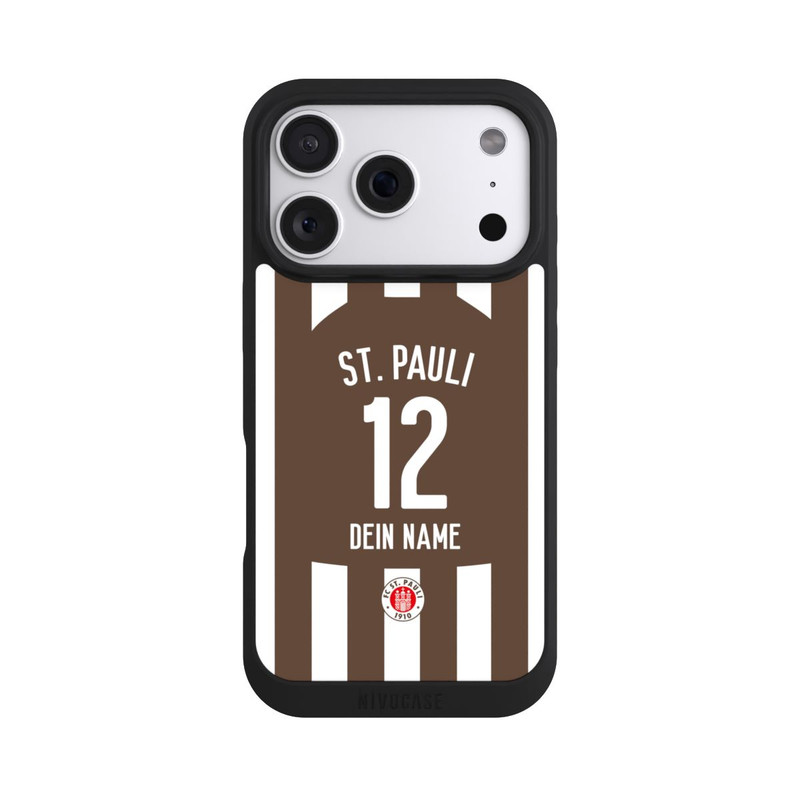 iPhone 18 Pro NIVOpure FC St. Pauli Trikot Personalisierbar 25-26