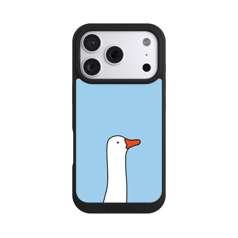 iPhone 18 Pro NIVOpure Profil Canard Tendance Bleu