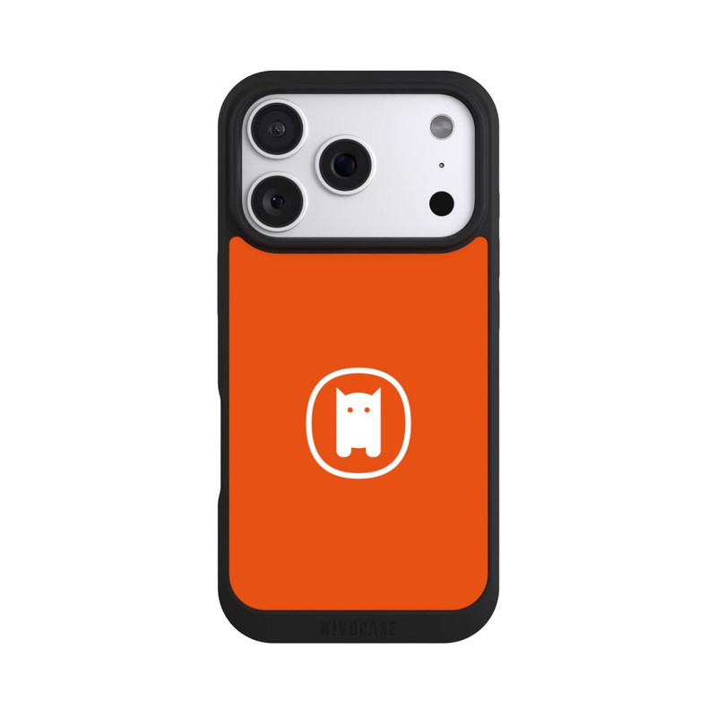 iPhone 18 Pro NIVOpure Nivocase Logo Orange