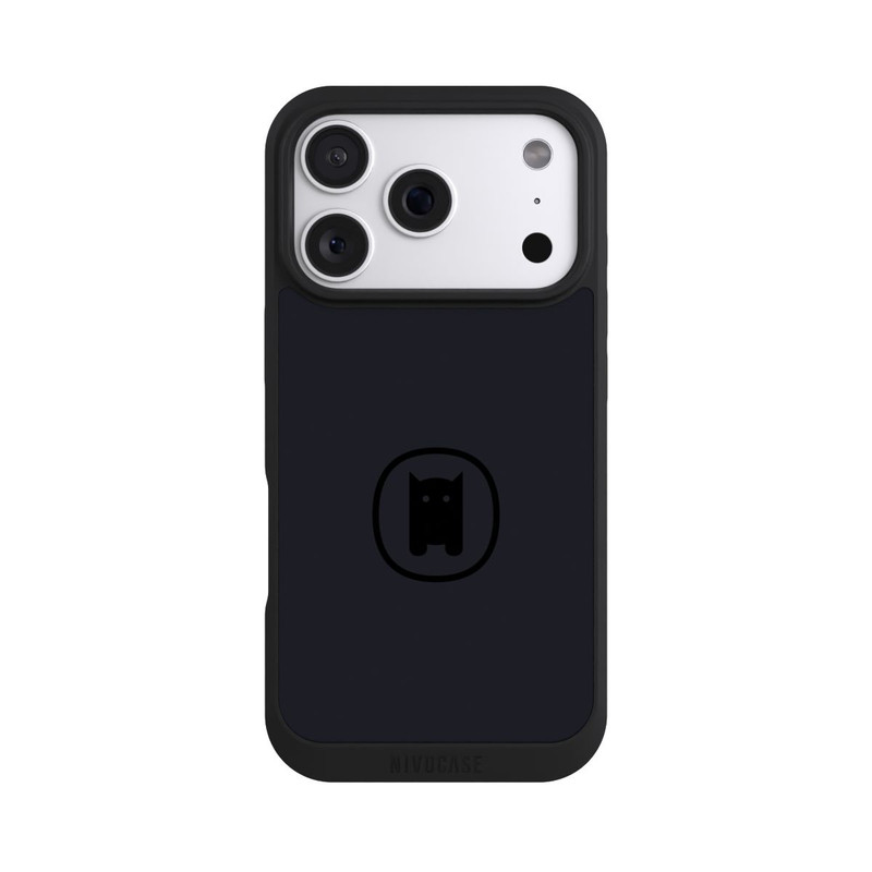 iPhone 18 Pro NIVOpure Nivocase Logo Large Black Gray
