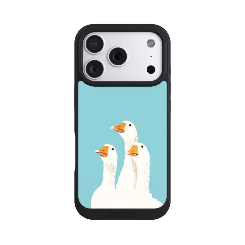 iPhone 18 Pro NIVOpure Three Geese Light Blue with AI