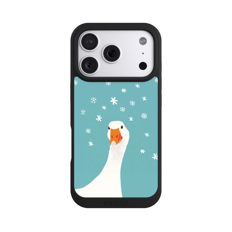 iPhone 18 Pro NIVOpure Funny Goose Stars Blue with AI