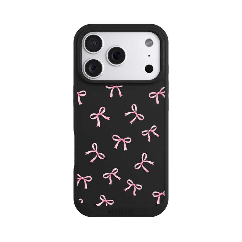 iPhone 18 Pro NIVOpure Pink Bows transparent with AI