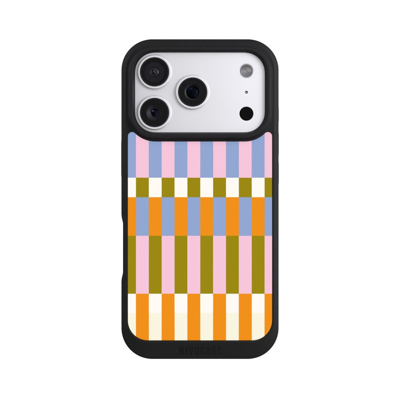 iPhone 18 Pro NIVOpure Thème à Carreaux Colorés et Audacieux