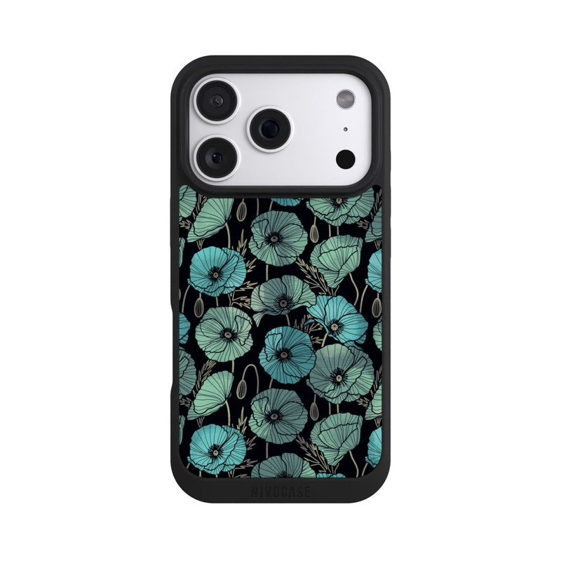 iPhone 18 Pro NIVOpure Coquelicots d'Été Verts