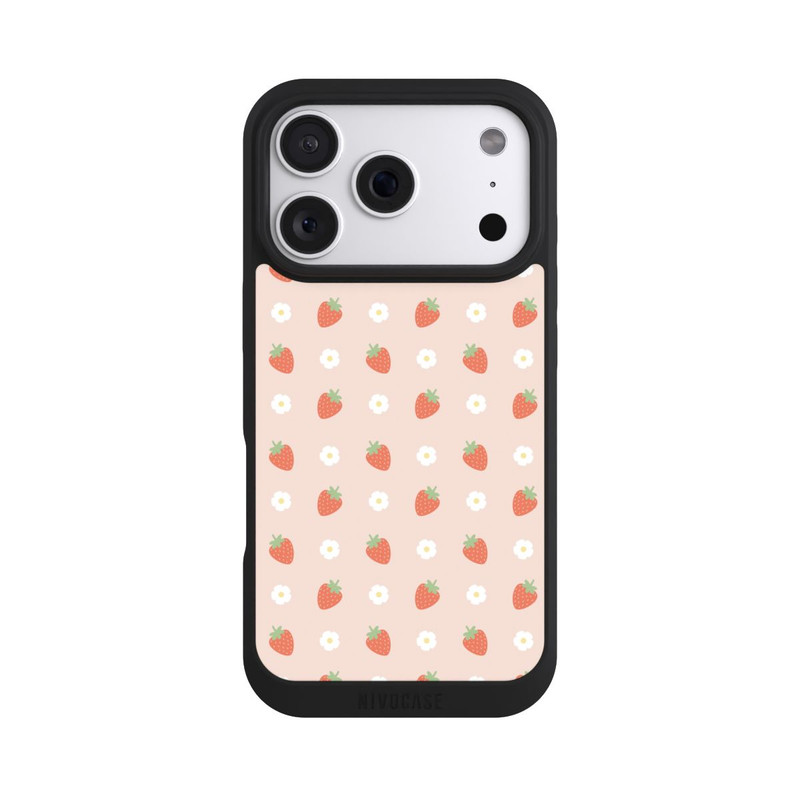 iPhone 18 Pro NIVOpure Süße Erdbeeren Muster
