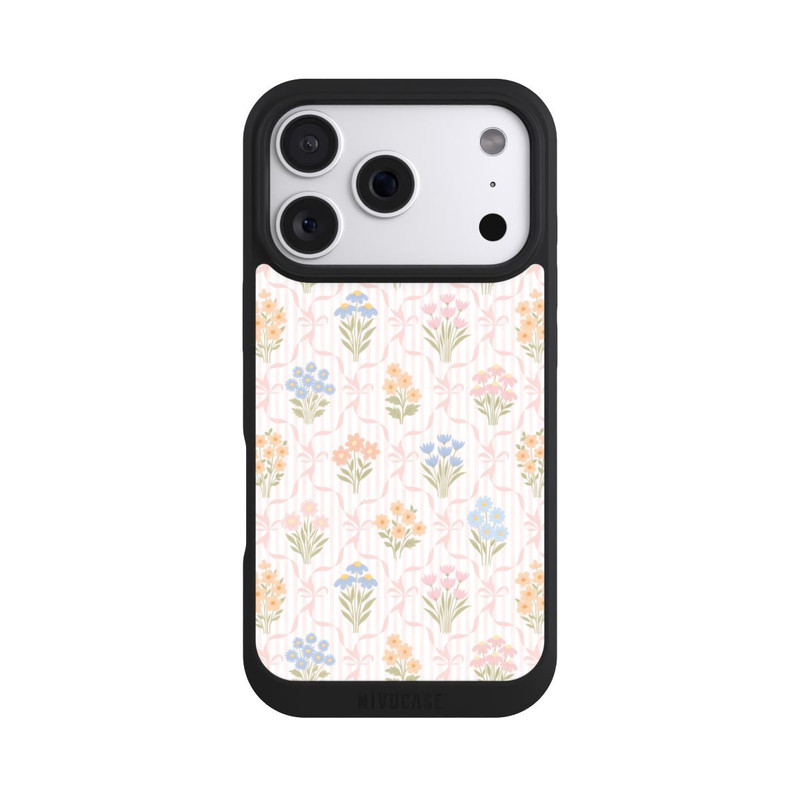 iPhone 18 Pro NIVOpure Vintage Frühlingsblumenstrauß im Cottagecore Stil