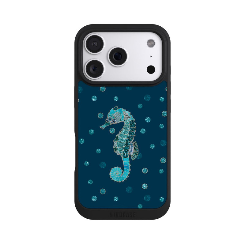 iPhone 18 Pro NIVOpure Glamour Sea Horse Art