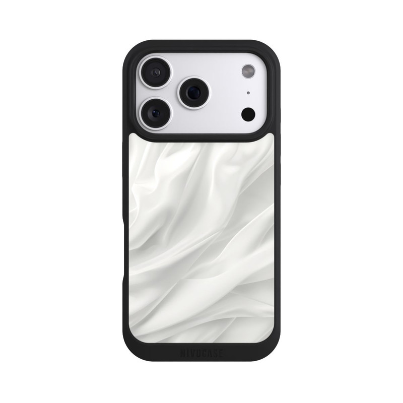 iPhone 18 Pro NIVOpure Texture Lisse Satinée Blanche avec IA