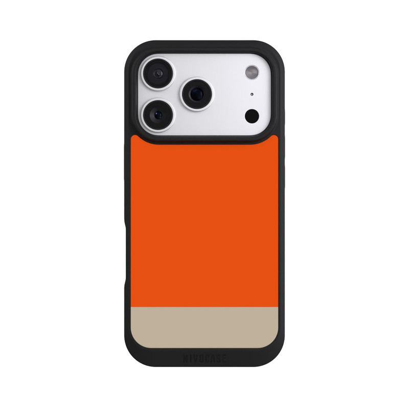 iPhone 18 Pro NIVOpure Combinaison de Couleurs Orange et Beige