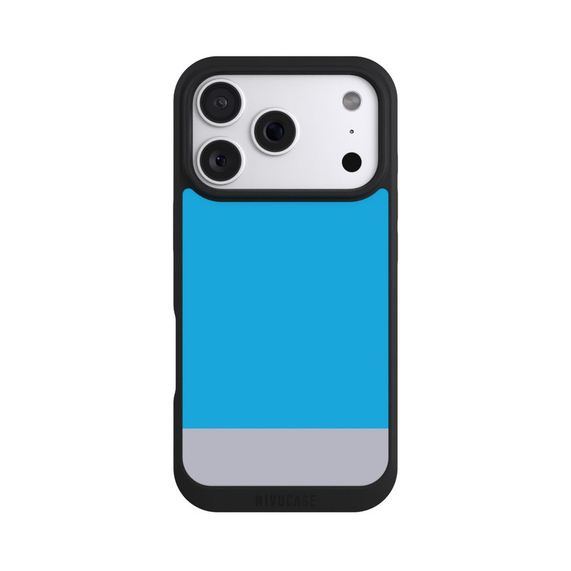 iPhone 18 Pro NIVOpure Combinaison de Couleurs Bleu Clair et Gris