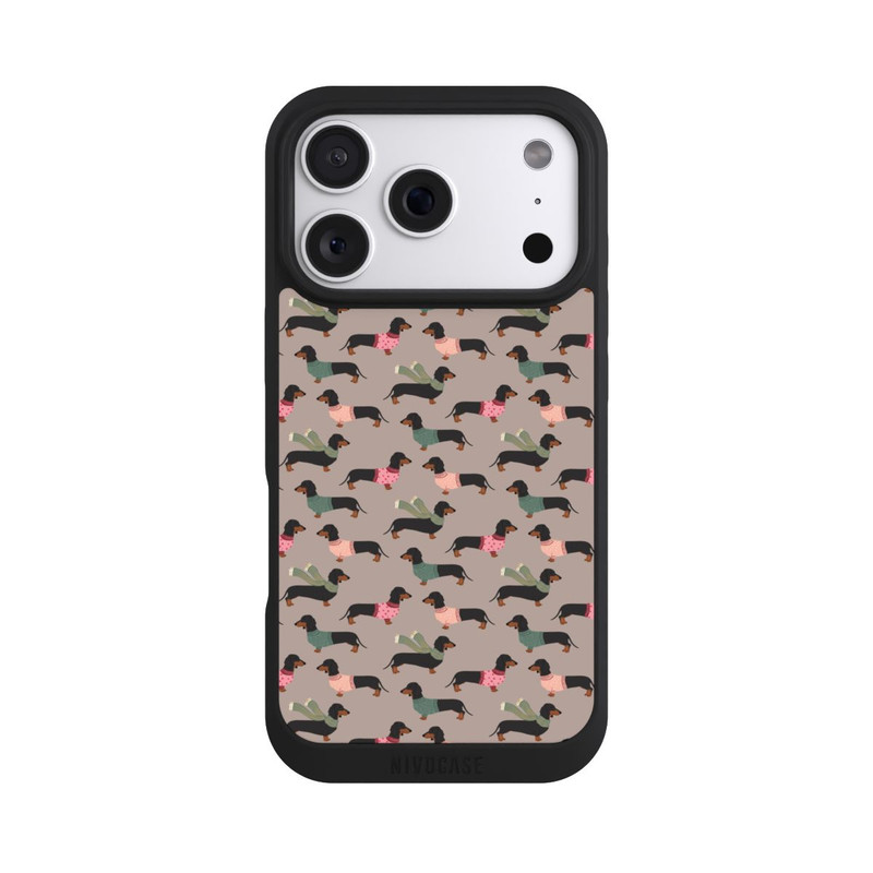 iPhone 18 Pro NIVOpure Dackel Muster Winter