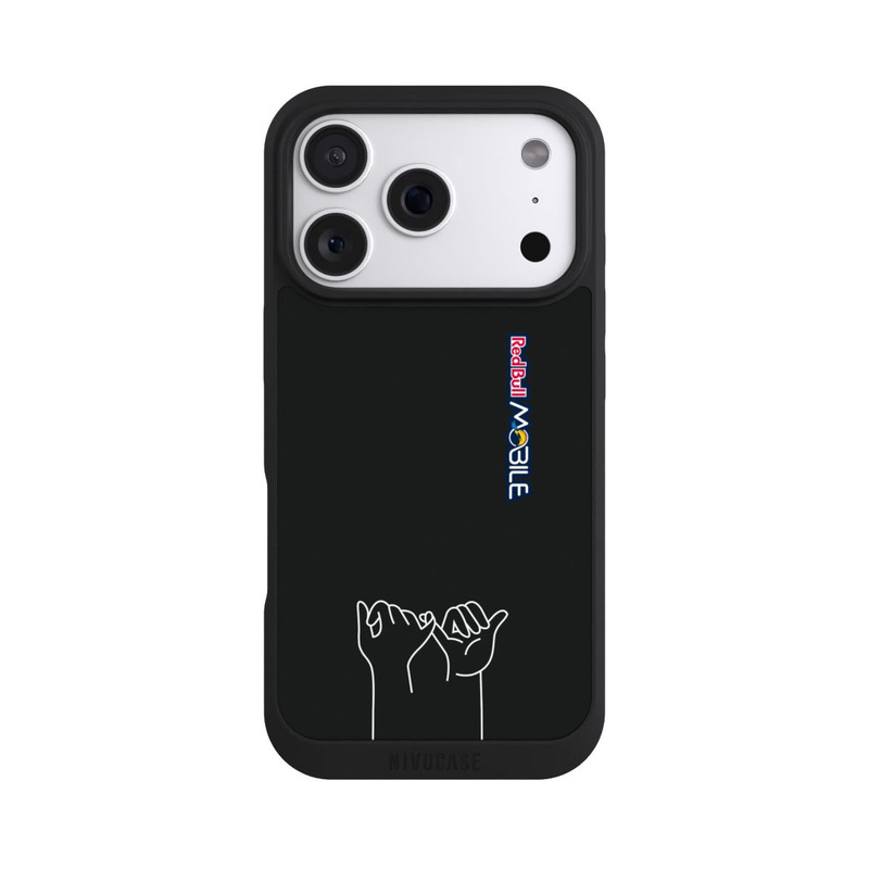 iPhone 18 Pro NIVOpure Red Bull MOBILE Hände