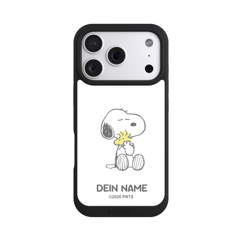 iPhone 18 Pro NIVOpure Snoopy And Woodstock Cuddling Personnalisable