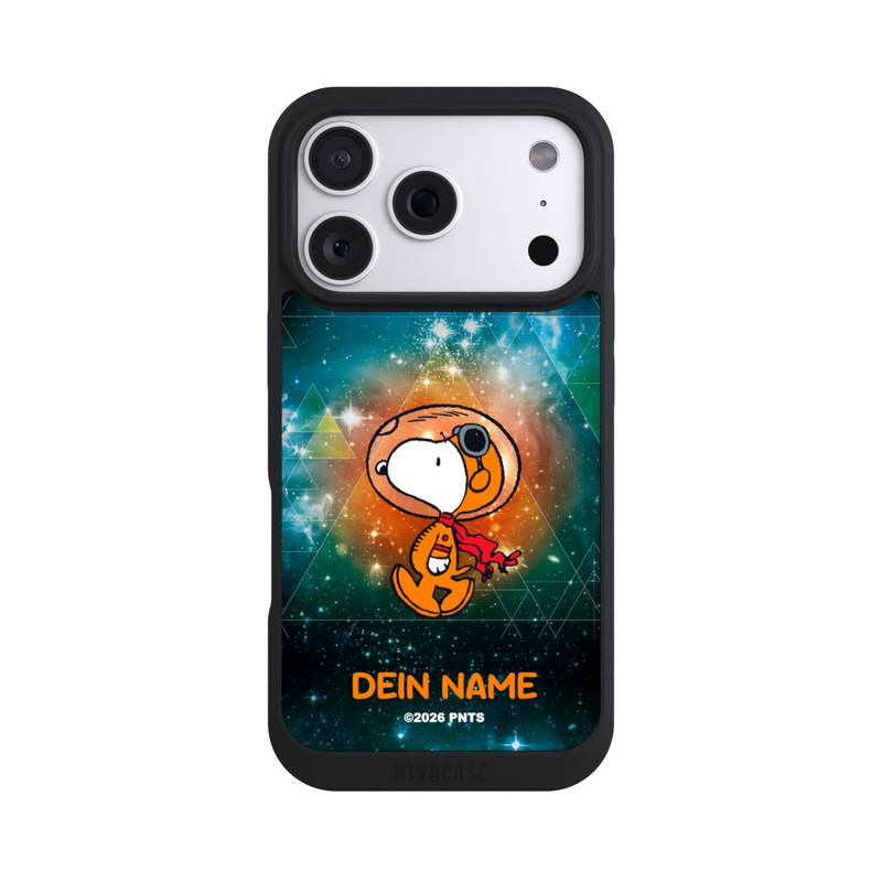 iPhone 18 Pro NIVOpure Snoopy Voyageur de l'espace Personnalisable