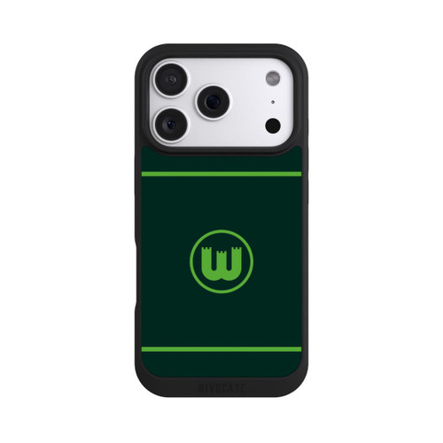 Apple iPhone 18 Pro NIVOpure VfL Wolfsburg Zinnenwappen Linien Grün