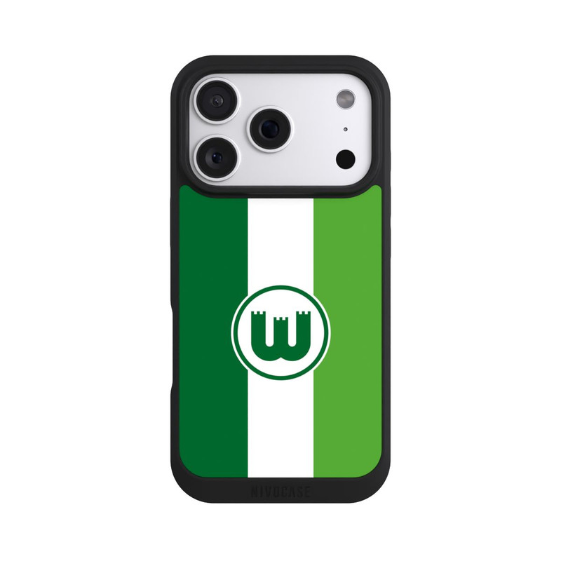 iPhone 18 Pro NIVOpure VfL Wolfsburg Zinnenwappen Streifen