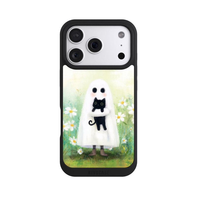 iPhone 18 Pro NIVOpure Ghost Hug for Cat Halloween with AI