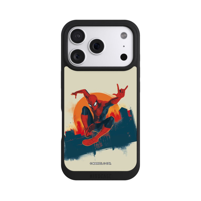 iPhone 18 Pro NIVOpure Spider-Man Hero Force beige