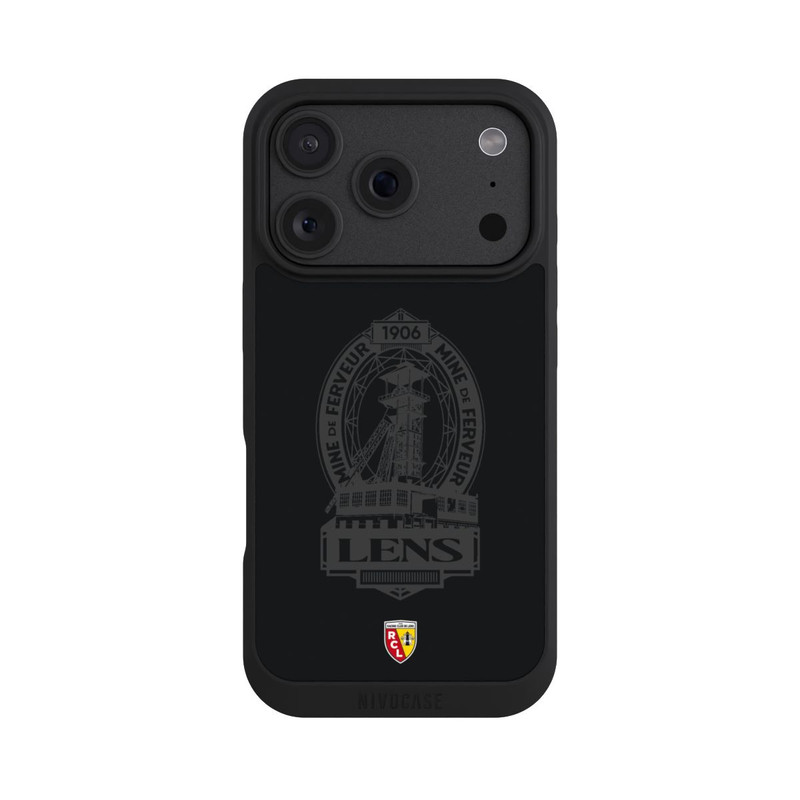 iPhone 18 Pro NIVOpure RC Lens Mine de Ferveur Emblem schwarz