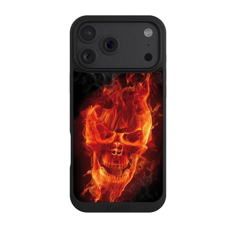 iPhone 18 Pro Max NIVOpure Crâne en Feu