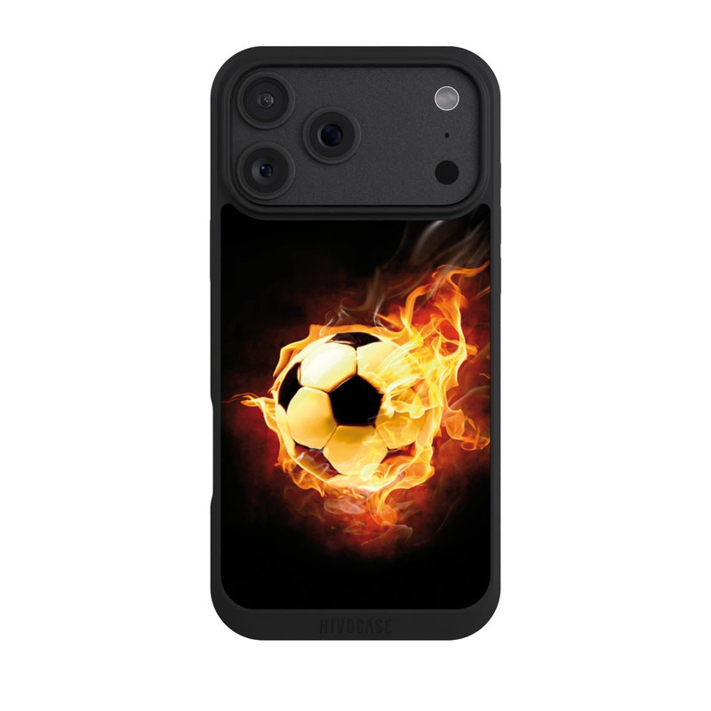 iPhone 18 Pro Max NIVOpure Ballon de Foot en Flammes