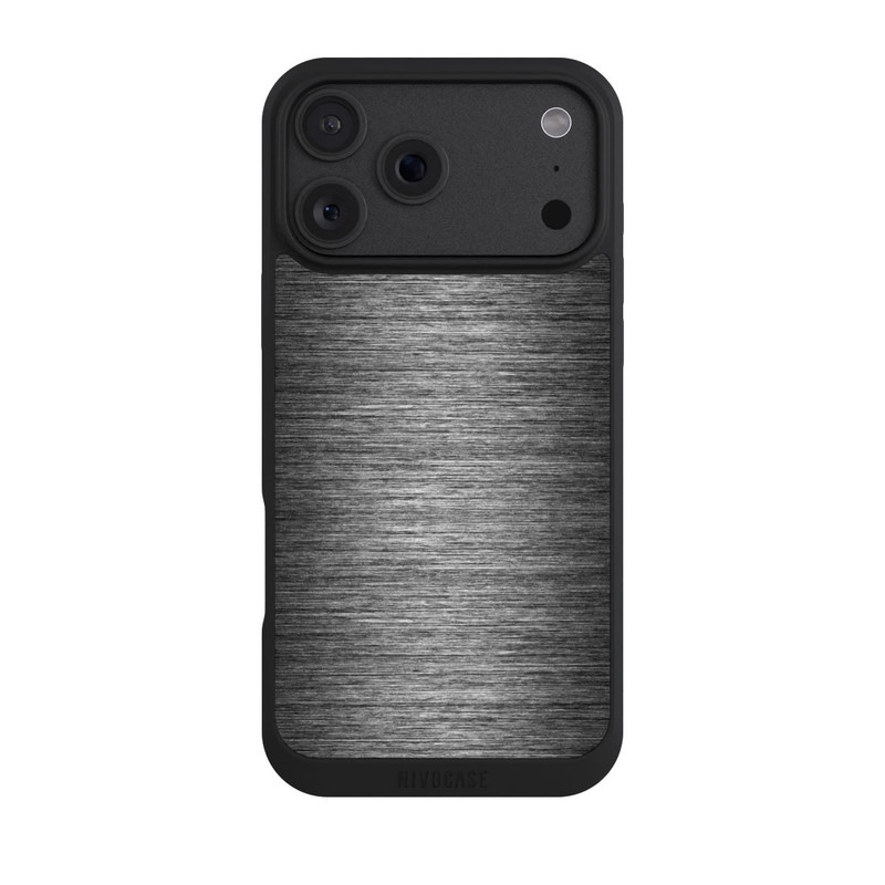 iPhone 18 Pro Max NIVOpure Metal Look - Anthrazit